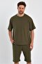 Pocket Detail T-Shirt-Shorts Set (E23-0064-0060) - 2