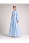 Layered Ruffle Detailed Long Hijab Dress