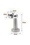 Screw-On Magnetic Metal Stopper for Behind the Door, Chrome Holder, Holder, Stopper - 4