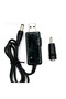 محول تعزيز USB أسود من 5 فولت تيار مستمر إلى 9 فولت 12 فولت كابل محول رفع USB موصل 3.5 × 1.35 مم للطاقة - 3
