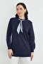 Fullamodest Scarf Detailed Crew Neck Tunic - 2