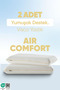 Air Comfort Skin-Friendly Anti-Uv (XXL) Sleeping Pillow Soft Touch - Large Size Orthopedic Visco Pillow
