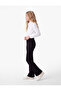 Viscose Blended High Waist Flared Trousers - 2