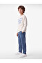 Cotton Long Sleeve Crew Neck Printed Hooded Sweatshirt - 3