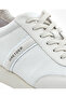 Men's White Genuine Leather Sneaker Shoes 5Y1Sa18462 - 5