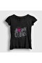 Women's Black Love Bites Wwe Aj Lee T-Shirt 603211Tt