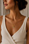 Women's Steel Chain Zircon Stone Eye Necklace - 2