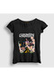 Women's Black Poster Laura Lee Khruangbin T-Shirt 556779Tt