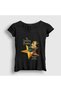 Women's Black Mellon Collie the Smashing Pumpkins T-Shirt 588811Tt
