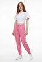 Elastic waistband drawstring sweatpants - 2