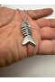 Unisex Necklace with Fish Bone Figure – Alternative, Modern and Original Design - 3