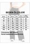Women's Black Front Ribbed Wide Fit Wide Leg Modal Fabric High Waist Recovery Pants Leggings - 3