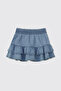 Girls' Blue Denim Skirt