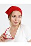 Red Plain Scarf - Bandana - April 23, October 29, August 30, May 19 Ceremony 100% Cotton - 6