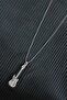 Unisex Silver Color Guitar Necklace - 2