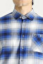 Long Sleeve Slim Fit Slim Fit Plaid Lumberjack Cotton Shirt - 5