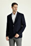 8 Drop Muscle Fit Long Athletic Cut Patterned Sports Jacket