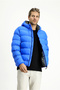 Sports Puffer Jacket with Hooded Bag - 4