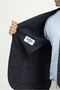 7 Drop Slim Fit Slim Fit Wool Striped Sports Italian Jacket - 6