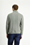 Half Turtleneck Collar Regular Fit Zippered Cotton Pack Sweatshirt - 6