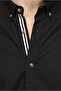 Long Sleeve Regular Fit Button Collar Linen Look Sports Cotton Shirt - 7