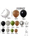 Other As the picture 117Pcs Space Series Themed Balloon Arch Kit, Sage Green Gray Brown Metallic Sil - 2