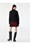 Slim Fit A-Line Mini Skirt - 4