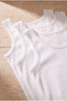Pack of 5 Basic White Boys' Undershirts - 2