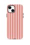 iPhone 15 Plus Vorian Double Layer Case Coral Riviera Stripe