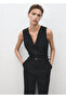 Striped Jumpsuit with Belt