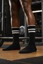 Original Men's 2 Pairs Gym Bodybuilding Fitness Bodybuilding Weight Training Trainer Ribbed Socks for Running Walking 2 Striped Long Socks Premium Sweat-Absorbing Athlete Socks - Retro Crew Model - 5