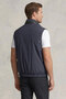 Walter Genuine Leather Men's Navy Blue Vest - 2