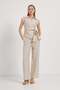 Armalife 4804, a women's set with a tie-bluse and elastic waist pants