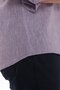 Slim Fit Long Sleeve Lapel Buttoned Breathable Linen Gift Boxed Men's Shirt Fs-004548 - Lilac - 8