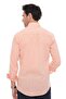 Slim Fit Long Sleeve Lapel Buttoned Breathable Linen Gift Boxed Men's Shirt Fs-004548 - Orange - 4