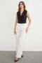 Buttoned Double-Breasted Collar Vest - 5