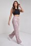 Women's Patterned Palazzo Trousers High Waist Wide Leg Comfortable Casual