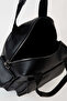 Women's Swan Black Multi-Pocket Zippered & Flap Adjustable Strap Travel & Daily Backpack - 6