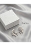 Stylish Earrings with Moon and Pearl Details - 3