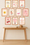 10-Piece Frame Look Pastel Princess Themed Set |   Baby Room |   Nursery Painting Set 15X20 cm Mdf Uv Printing - 4
