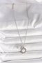 Stylish 316L Steel Silver Color Chain with Opening Pearl Mussel Model Women's Necklace Teachers Mothers Valentine's Day - 3