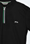 Kenshin Men's Polo Collar Black T-Shirt - 2