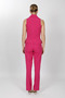 Jacket Collar Vest Set 1532505-Fuchsia - 1532505 - 7