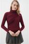 Candy Shoulder and Waist Pleated Detailed Blouse