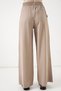 Women's High Waist Wide Leg Pants 30097 - Beige - 6