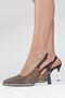 Women's Evening Dress Shoes with Stone Print and 9cm Classic Heels - 7