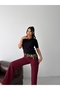 Premium Viscose Soft Textured Polo Collar Short Sleeve Embroidery Detailed Knitwear Sweater - 5