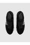 100% Genuine Suede Leather Black Lace-Up Women's Sneaker Shoes - 6