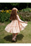 Girls Contrast Trim Sleeveless Tiered Dress - 5