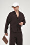 Trend Biz Oversize Fit Muslin Men's Top and Bottom Set - 4